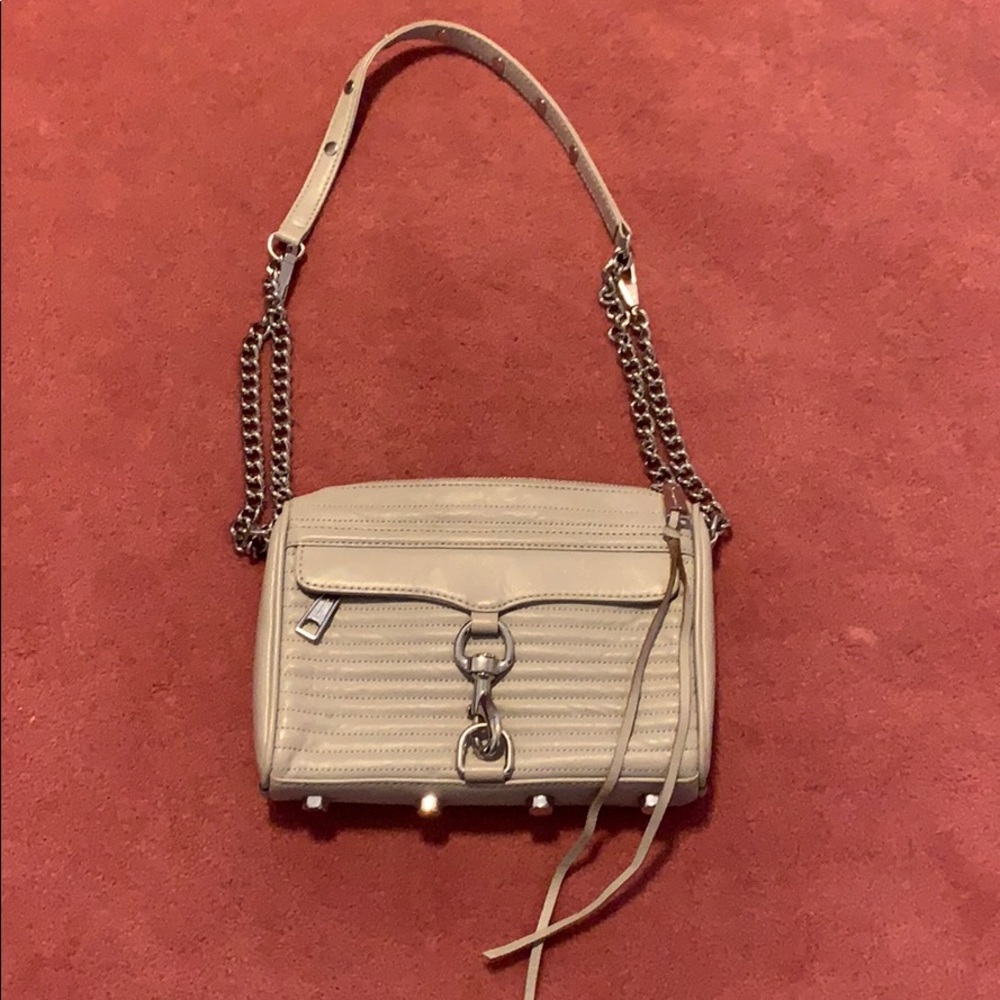 Rebecca minkoff gray cross body bag